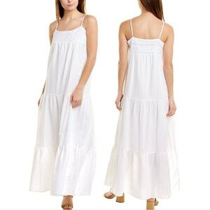 J. McLaughlin Paris Linen Maxi Dress - small damage